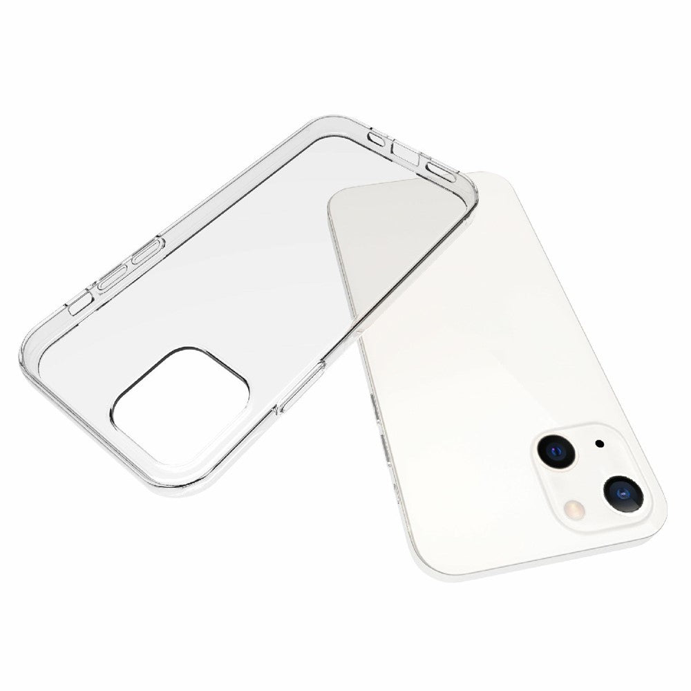 Klar ultratynd TPU-mobiltelefoncover til iPhone 13 6,1 tommer