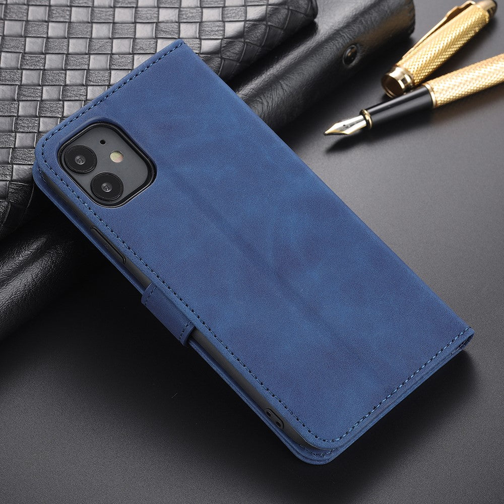 AZNS PU Leather Stand Wallet Design Phone Cover Shell for iPhone 12/12 Pro 6.1 inch