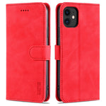 AZNS PU Leather Stand Wallet Design Phone Cover Shell for iPhone 12/12 Pro 6.1 inch