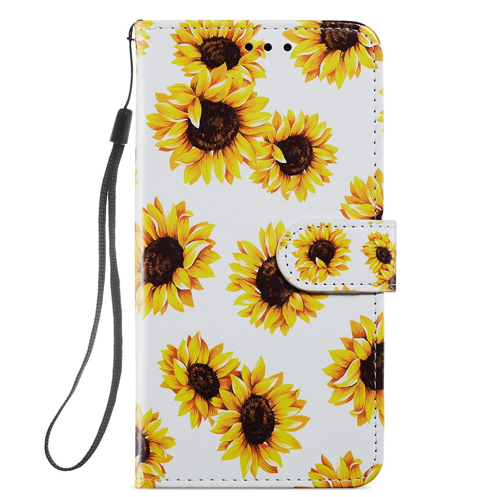 Magnetic Clasp Pattern Printing Design Leather Phone Wallet Stand Case Cover for iPhone 7 4.7 inch/8 4.7 inch/SE (2020)/SE (2022)