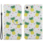 Magnetic Clasp Pattern Printing Design Leather Phone Wallet Stand Case Cover for iPhone 7 4.7 inch/8 4.7 inch/SE (2020)/SE (2022)