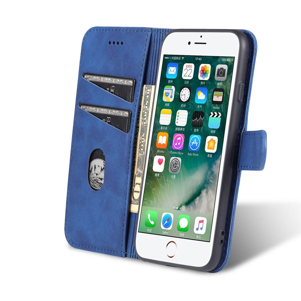 AZNS PU læder telefoncover, pung, etui med stativfunktion til iPhone 7 4,7 tommer/8 4,7 tommer/SE (2020)/SE (2022)
