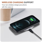 DG.MING M2 Series PU Leather Magnetic Tri-fold Wallet Phone Case with Kickstand for iPhone 12 / 12 Pro
