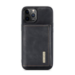 DG.MING M1 Series PU Leather Kickstand Protective Phone Case Shell with Magnetic Tri-fold Wallet for iPhone 12 Pro Max 6.7 inch