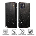 Wallet Design Oil-Waxy Leather Full Protection Phone Stand Case for iPhone 13 6.1 inch