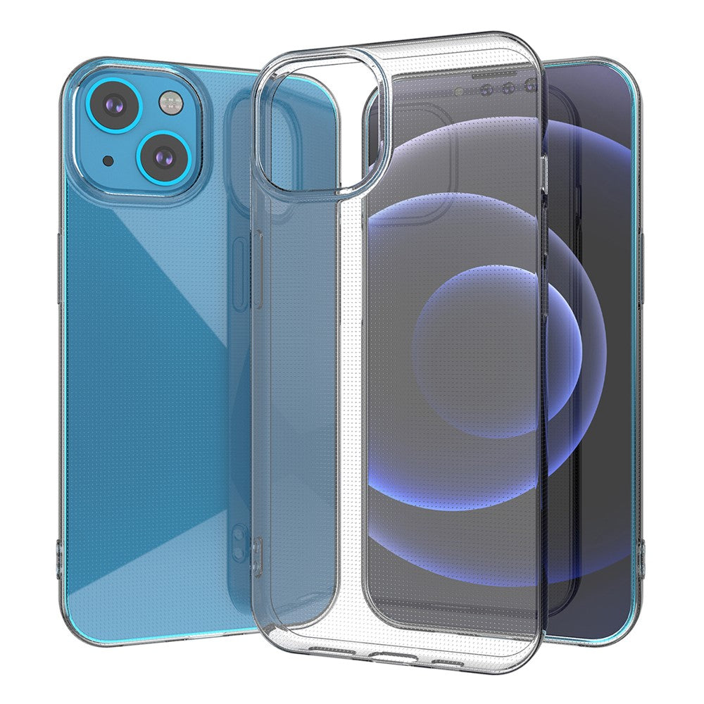 Ultra Thin Crystal Clear TPU Phone Protective Case for iPhone 13 6.1 inch