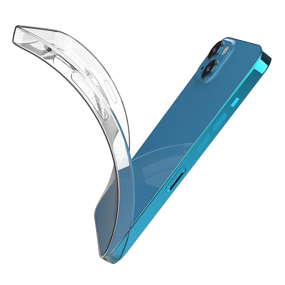 Ultra Thin Crystal Clear TPU Phone Protective Case for iPhone 13 6.1 inch