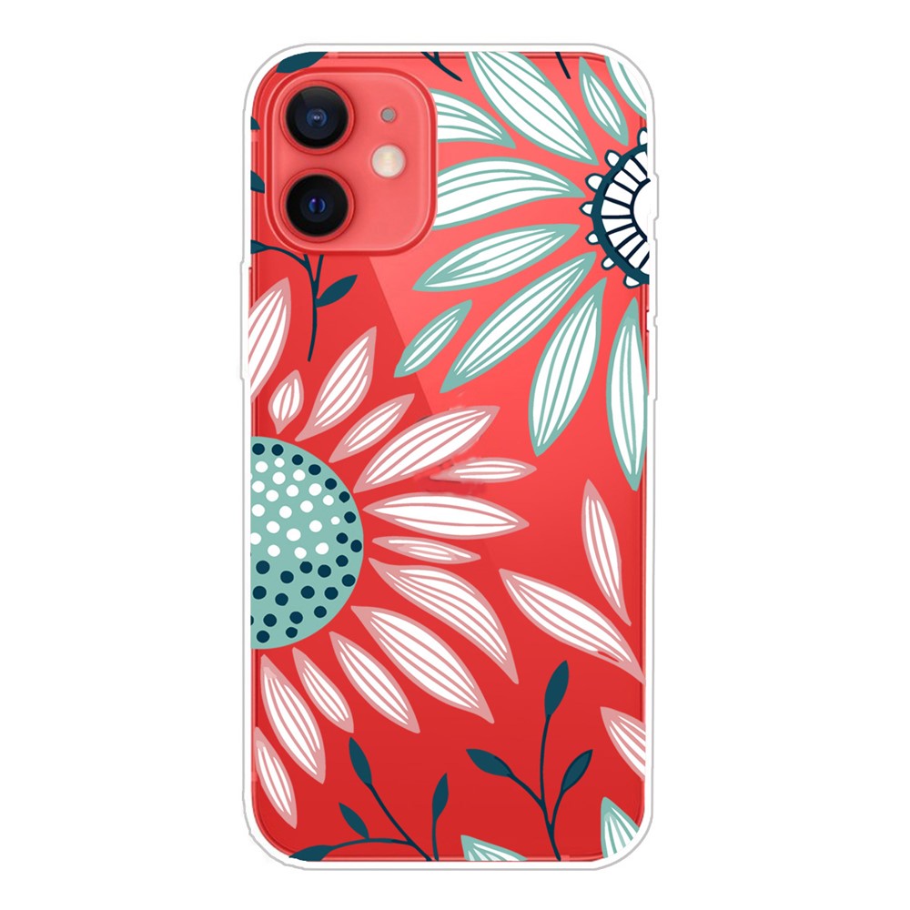 Blødt Fleksibelt TPU Stødsikkert Cover Sødt Mønsterprint Telefoncover til iPhone 13 6.1 tommer