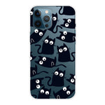 Soft TPU Shock Absorption Slim Pattern Printing Transparent Protective Case for iPhone 13 Pro 6.1 inch