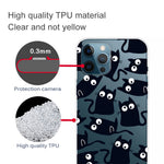 Soft TPU Shock Absorption Slim Pattern Printing Transparent Protective Case for iPhone 13 Pro 6.1 inch