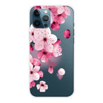 Soft TPU Shock Absorption Slim Pattern Printing Transparent Protective Case for iPhone 13 Pro 6.1 inch