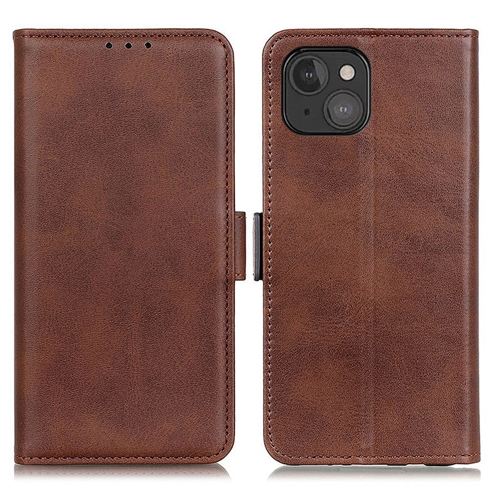 Magnetic Clasp Anti-fall Wallet Leather Stand Case Cover for iPhone 13 mini 5.4 inch
