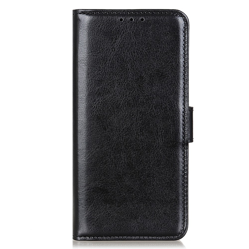 Crazy Horse Texture Design Premium PU Leather Folio Flip Stand Feature Magnetic Closure Case Cover for 	iPhone 13 Pro Max 6.7 inch