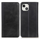 Splitlæder Magnetisk Auto-absorberende Pung Telefonstativ Cover til iPhone 13 6.1 tommer