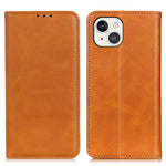 Splitlæder Magnetisk Auto-absorberende Pung Telefonstativ Cover til iPhone 13 6.1 tommer