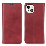 Splitlæder Magnetisk Auto-absorberende Pung Telefonstativ Cover til iPhone 13 6.1 tommer