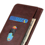 Litchi Texture Magnet Absorption Wallet Stand Split Leather Case Cover for iPhone 13 mini 5.4-inch