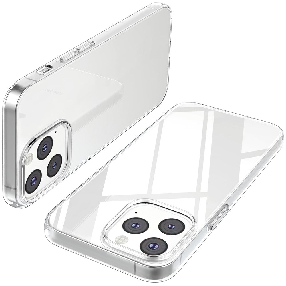 Mjukt och genomskinligt TPU-skal med anti-fingeravtryck för iPhone 13 mini 5,4 tum