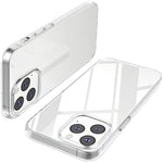 For iPhone 13 6.1 inch Soft TPU Crystal Transparent Anti-fingerprint Shockproof Protective Cover