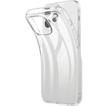 For iPhone 13 6.1 inch Soft TPU Crystal Transparent Anti-fingerprint Shockproof Protective Cover