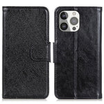 Full Protection Nappa Texture Split Leather Stand Wallet Phone Cover Case for iPhone 13 Pro 6.1 inch