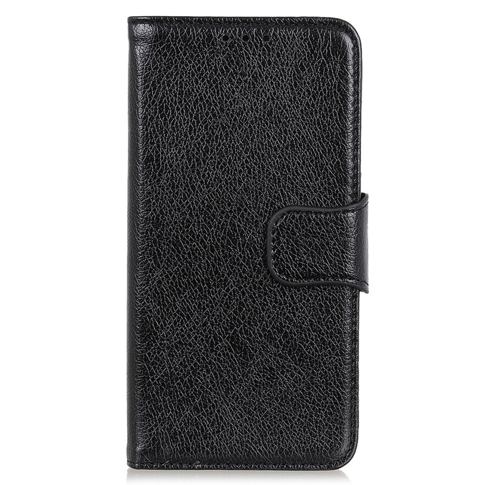 Full Protection Nappa Texture Split Leather Stand Wallet Phone Cover Case for iPhone 13 Pro 6.1 inch