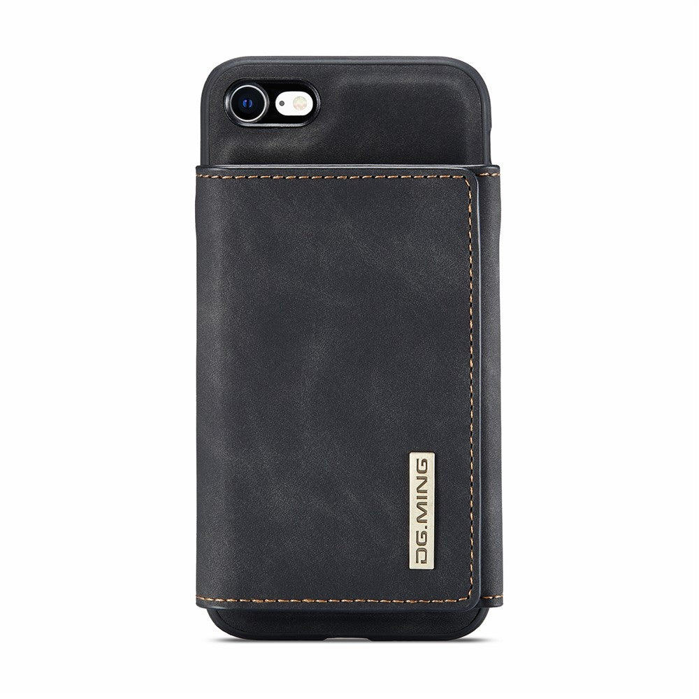 DG.MING M1 Series 2 in 1 Detachable Magnetic Leather Wallet Case Wireless Charging Support with Kickstand for iPhone 7 4.7 inch/8 4.7 inch/SE (2020)/SE (2022)