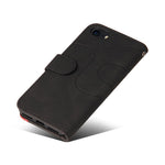 For iPhone 7 4.7 inch / 8 4.7 inch / SE (2020) / SE (2022) Leather Case Wallet Stand Color Splicing Phone Cover