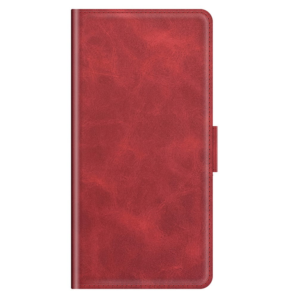 PU Leather Full Protection Wallet Cover Stand Case with Magnetic Double Clasp for iPhone 13 6.1-inch