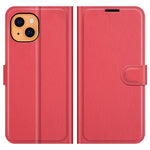 For iPhone 13 Case Litchi Texture Shockproof Leather Wallet Phone Cover