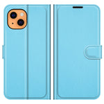 For iPhone 13 Case Litchi Texture Shockproof Leather Wallet Phone Cover