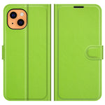 For iPhone 13 Case Litchi Texture Shockproof Leather Wallet Phone Cover