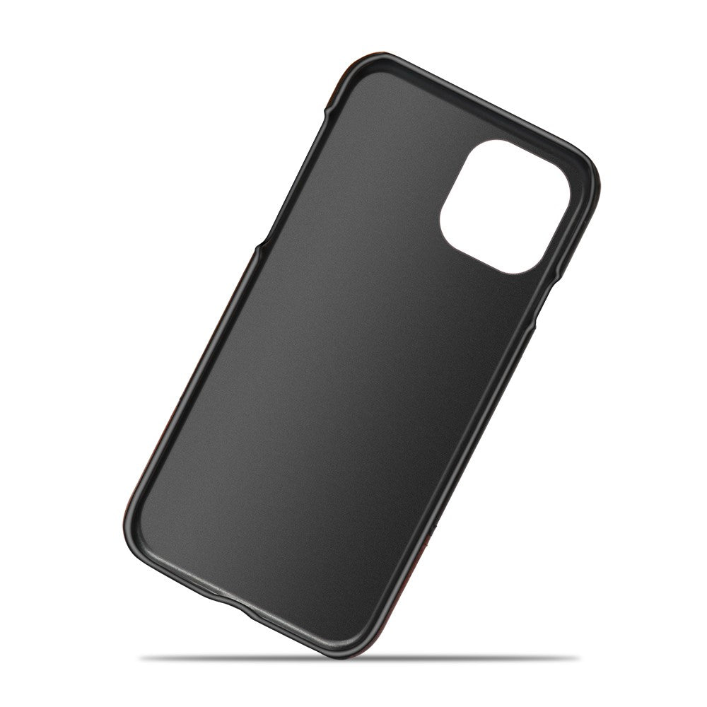PU Leather Coated Dual-color Splicing PC Phone Case Cover for iPhone 13 Pro Max 6.7 inch
