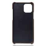 PU Leather Coated PC Phone Case for iPhone 13 Pro 6.1-inch
