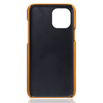 PU Leather + PC Combo Case for iPhone 13 mini 5.4 inch, Anti-Scratch Protective Hard Shell Back Cover with Dual Card Slots