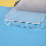 High Definition Crystal Clear Shock Absorption 1.5 mm Thick TPU Rubber Gel Case for iPhone 13 mini / 12 mini