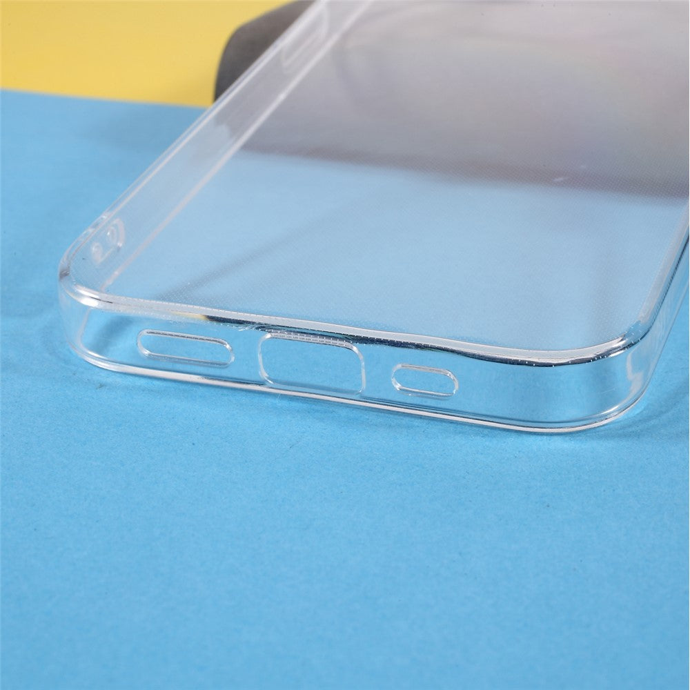 High Definition Crystal Clear Shock Absorption 1.5 mm Thick TPU Rubber Gel Case for iPhone 13 mini / 12 mini