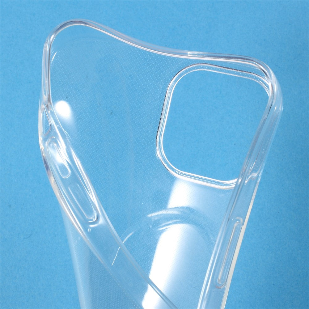 High Definition Crystal Clear Shock Absorption 1.5 mm Thick TPU Rubber Gel Case for iPhone 13 mini / 12 mini