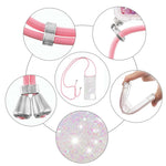 Anti-fald Quicksand Shiny Glitter Mobiltelefon TPU Cover med Snor til iPhone 13 mini 5.4 tommer