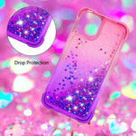 Gradient Quicksand Series Glitter Floating Liquid Bling Sparkle Soft TPU Shockproof Protective Case for iPhone 13 mini 5.4 inch