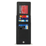 Shockproof Kickstand Design PU Leather Coated TPU Hybrid Case Phone Shell with Lanyard for iPhone 12 / 12 Pro