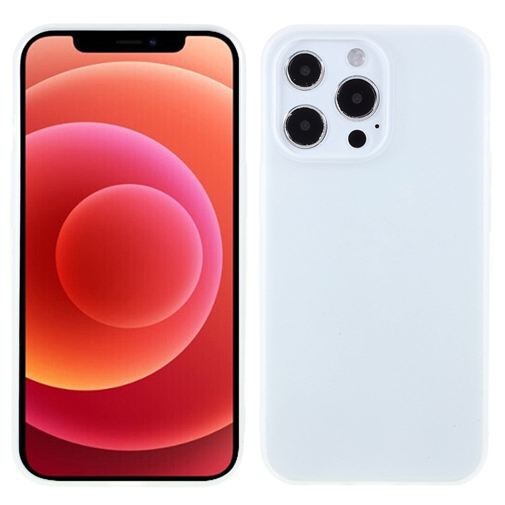 Matt mjukt TPU-mobilskal för iPhone 13 Pro Max 6,7 tum