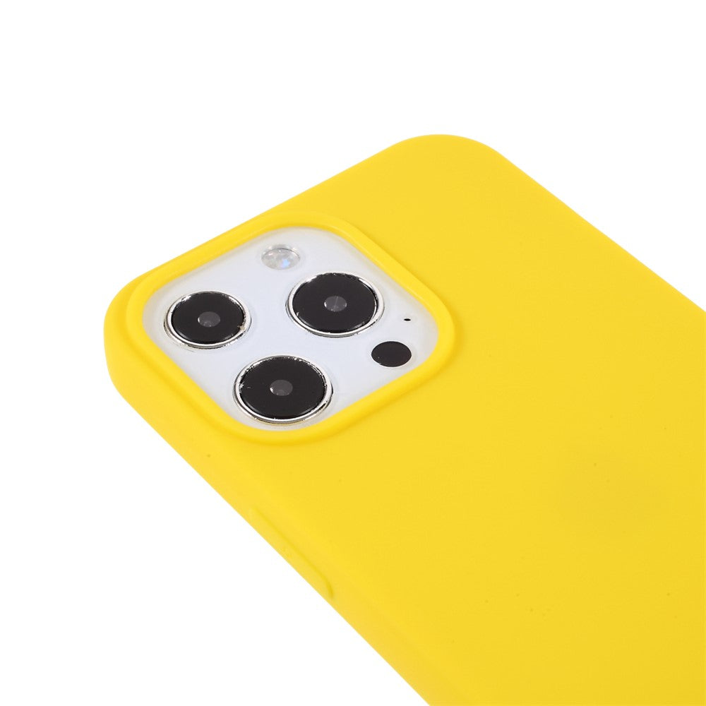 For iPhone 13 Pro 6.1 inch Slim Surface Layer Smooth Matte Soft Flexible TPU Cover
