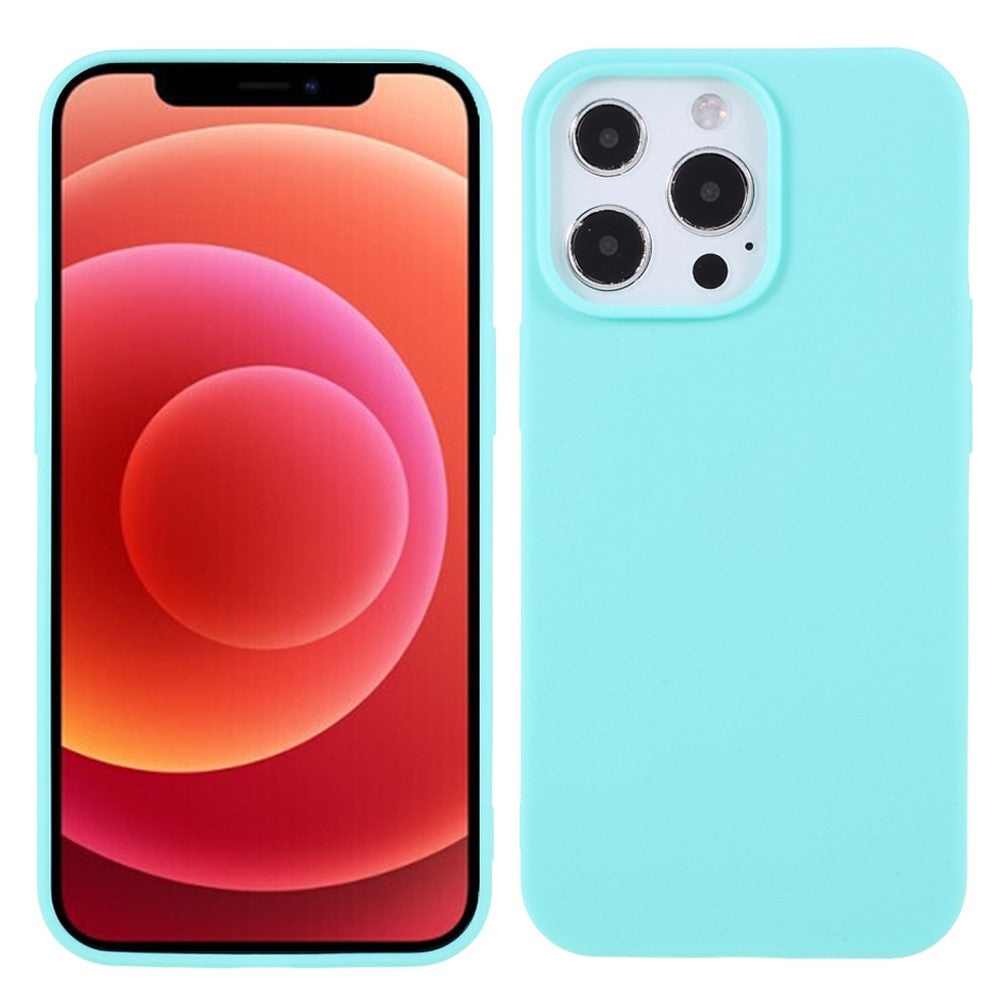 For iPhone 13 Pro 6.1 inch Slim Surface Layer Smooth Matte Soft Flexible TPU Cover