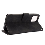 Skin-touch PU Leather Soft Anti-Slip Scratch Resistant Full Body Protective Stand Cover for iPhone 13 mini 5.4 inch