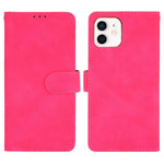 Skin-touch PU Leather Soft Anti-Slip Scratch Resistant Full Body Protective Stand Cover for iPhone 13 mini 5.4 inch