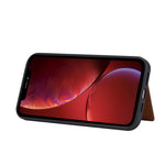 Card Slots + Kickstand Design PU Leather Coated TPU Case Phone Shell for iPhone 13 6.1 inch