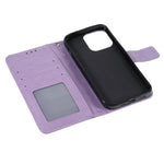 Mandala Totem Pattern Imprinted PU Leather Wallet Magnetic Flip Cover with Hand Strap for iPhone 13 Pro 6.1 inch