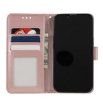 Imprinted Mandala Totem Pattern PU Leather Wallet Cover Slim Magnetic Shockproof Flip Case with Strap for iPhone 13 mini 5.4 inch