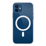 Transparent Magnetic Hard Acrylic + Thickened TPU Frame Combo Hybrid Cover for iPhone 13 mini 5.4 inch